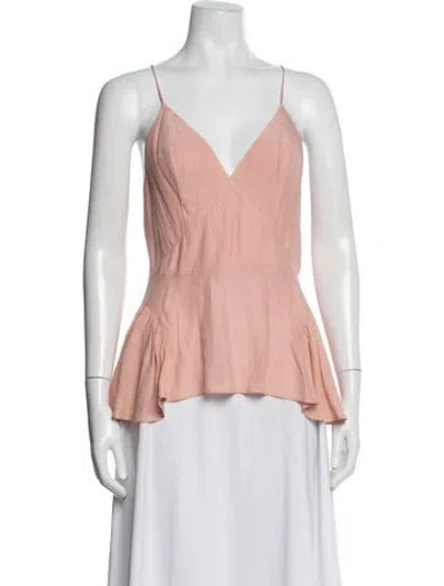Pre-owned Tove Silk V-neck Top W/ Tags In Pink