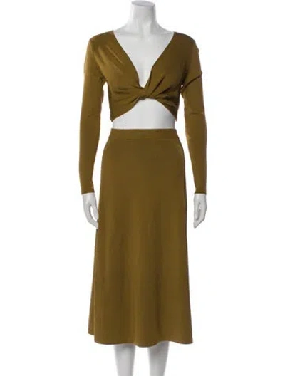 Pre-owned Tove Skirt Set In Neutral