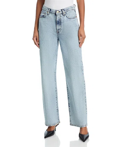 Tove Sofie Relaxed Straight Leg Jeans In Blue