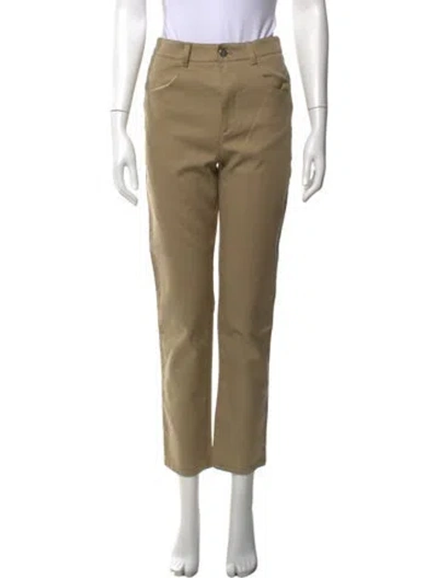 Pre-owned Tove Straight Leg Pants In Brown