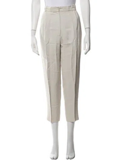 Pre-owned Tove Straight Leg Pants In Neutrals