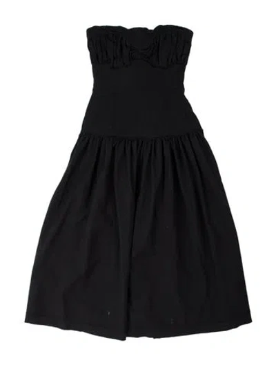 Pre-owned Tove Strapless Long Dress In Blue