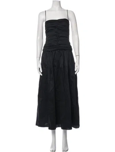 Pre-owned Tove Strapless Long Dress W/ Tags In Black