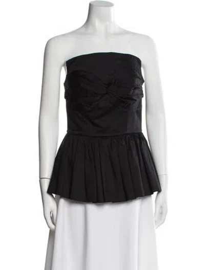 Pre-owned Tove Strapless Top In Black