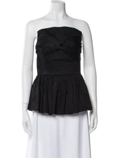 Pre-owned Tove Strapless Top In Black