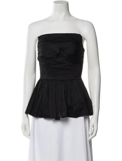 Pre-owned Tove Strapless Top In Black