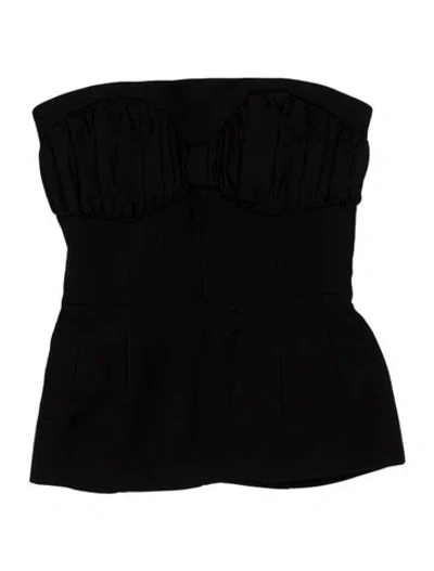 Pre-owned Tove Strapless Top In Blue