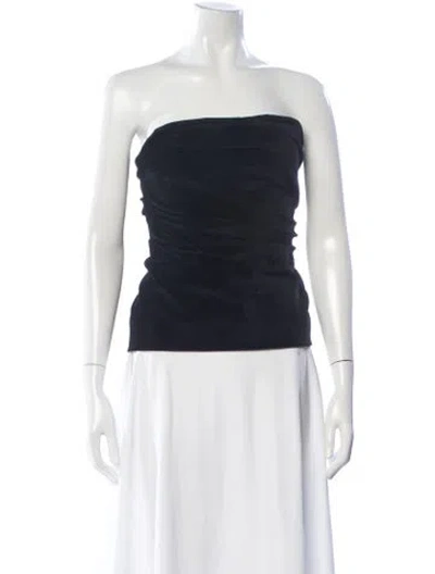 Pre-owned Tove Strapless Top W/ Tags In Blue