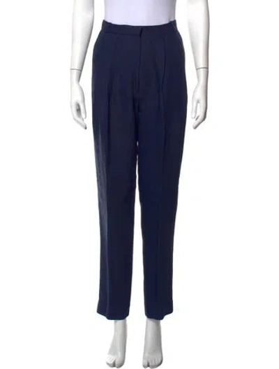 Pre-owned Tove Striped Straight Leg Pants In Blue