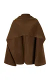 Tove Suri Wool Scarf In Khaki