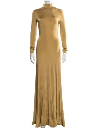 Pre-owned Tove Turtleneck Mini Dress In Neutral