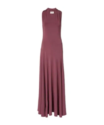 Tove Vina Crêpe Maxi Dress In Red