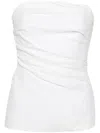Tove Izel Bandeau-leinenoberteil In Weiss