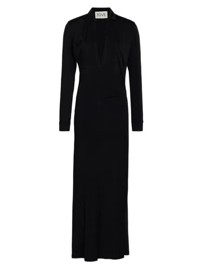 Tove Women's Iana Jersey Maxi Dress In Black