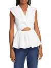 Tove Women's Leila Twisted Peplum Top