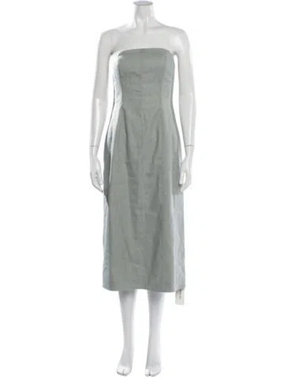 Pre-owned Tove Wool Midi Length Dress In Blue