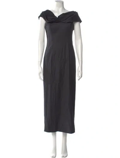 Pre-owned Tove Wool Midi Length Dress W/ Tags In Gray