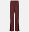 Tove Gabrielle Wide-leg Pants In Burgundy
