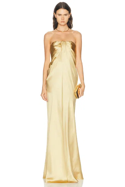 Tove Zenaida Dress In Gold