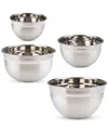 Tovolo 4-pc. Stainless Steel Prep & Serve Mixing Bowl Set