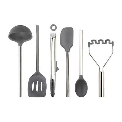Tovolo All Silicone 6-pc. Utensil Set In Black