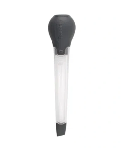 Tovolo Bulb Baster, Turkey Baster With Removable Bulb & Angled Tip In Charcoal