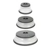 Tovolo Collapsible Microwave Food Cover, Set Of 3 In Charcoal