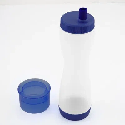 Tovolo Easy-flow Pancake Pen 2.0 With Removable Cap, 3- Cup Capacity Pancake Batter Dispenser, Easy-squeeze In Indigo