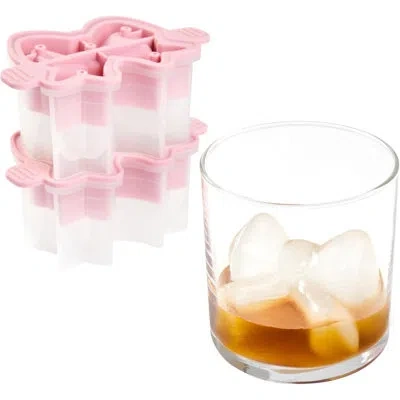 Tovolo Fancy Bow Craft Ice Mold S/2 In Red