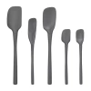 Tovolo Flex-core All Silicone 5-pc. Spatula Set In Gray