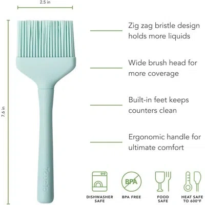 Tovolo Flex Core Basting Brush In Aqua