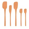 Tovolo Flex-core Silicone 5-piece Spatula Set In Apricot