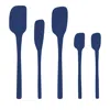 Tovolo Flex-core Silicone 5-piece Spatula Set In Blue