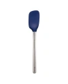 Tovolo Flex-core Stainless Steel Handled Spoonula, Silicone Spoon Spatula Head In Deep Indigo