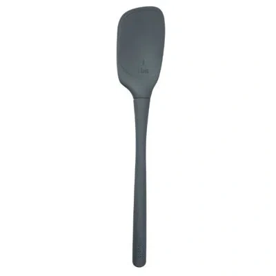 Tovolo Flex-core All Silicone Deep Spoon - Charcoal