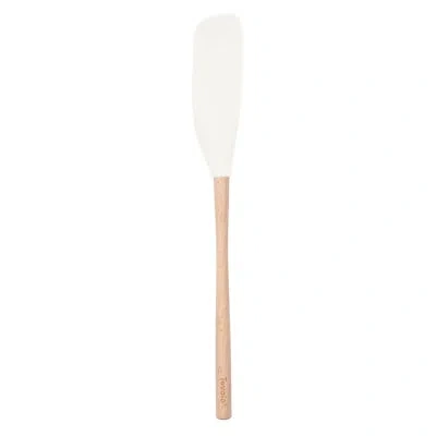 Tovolo Flex-core® Jar Scraper Wood Handle In White;natural