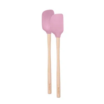 Tovolo Flex-core Mini Spat Spoon Wood Handle Pink Sorbet