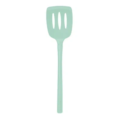 Tovolo Flex-core Non-stick All Silicone Slotted Turner Kitchen Utensil For Flipping & Serving – Heat-resist In Black
