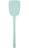 Tovolo Flex-core Solid Turner All Silicone Charcoal In Aqua