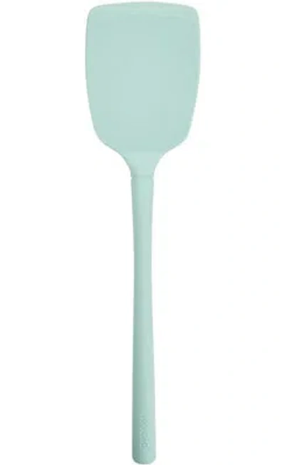 Tovolo Flex-core Solid Turner All Silicone Charcoal In Aqua
