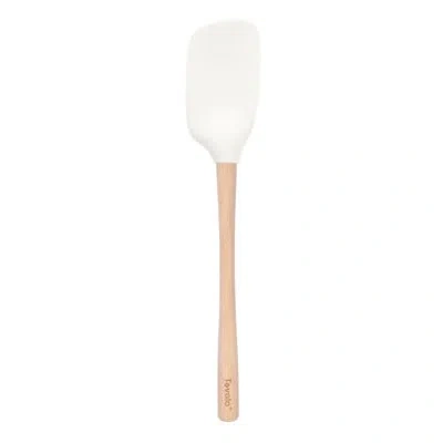 Tovolo Flex-core® Spoonula Wood Handle In Brown;white