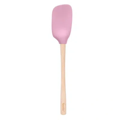 Tovolo Flex-core Spoonula Wood Handle Pink Sorbet