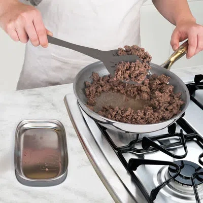 Tovolo Ground Meat Tool For Cooking And Prep In Charcoal
