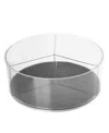 Tovolo Hexa 3 Divided Section Lazy Susan 11" In Gray