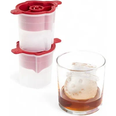 Tovolo Holiday Snowman Ice Mold S/2, Top Hats In Red