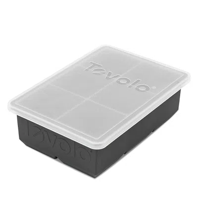 Tovolo King Cube Ice Tray With Lid In Gray