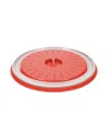 Tovolo Microwave Collapsible Food Cover, Large In Candy Apple Red