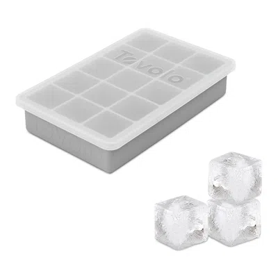 Tovolo Perfect Cube Ice Tray With Lid In Gray