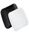 Tovolo Prep And Serve Bbq Trays In White Black
