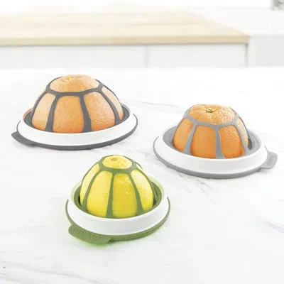 Tovolo Seal N Store Produce Savers (set Of 3) In Yellow;orange